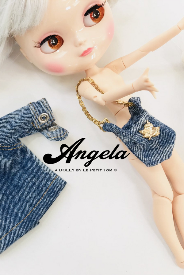 ANGELA Doll accessories DOLLY's DENIM BAG