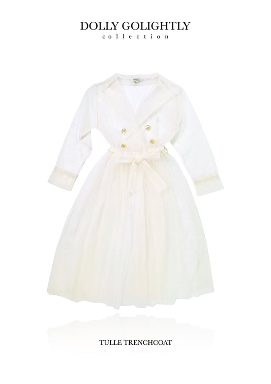 DOLLY GOLIGHTLY Breakfast @ Tiffany's TULLE TRENCHCOAT I ♥coffee