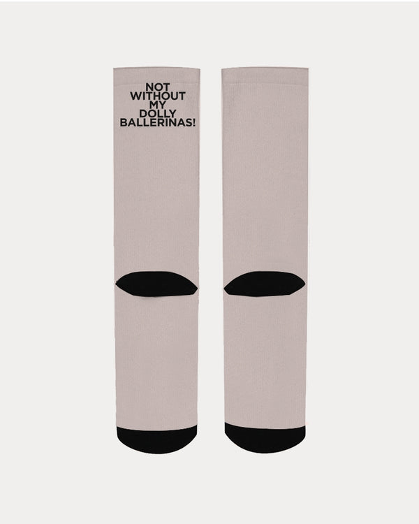 NOT WITHOUT MY DOLLY BALLERINAS DOLLYPINK Women's Socks