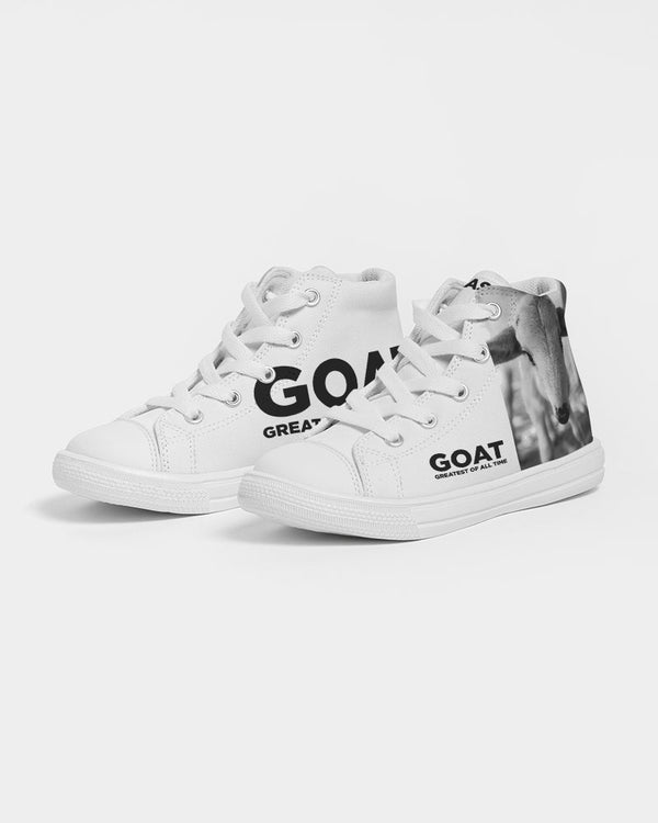 DASH G.O.A.T. ( Greatest Of All Time)  Kids Hightop Canvas Shoe