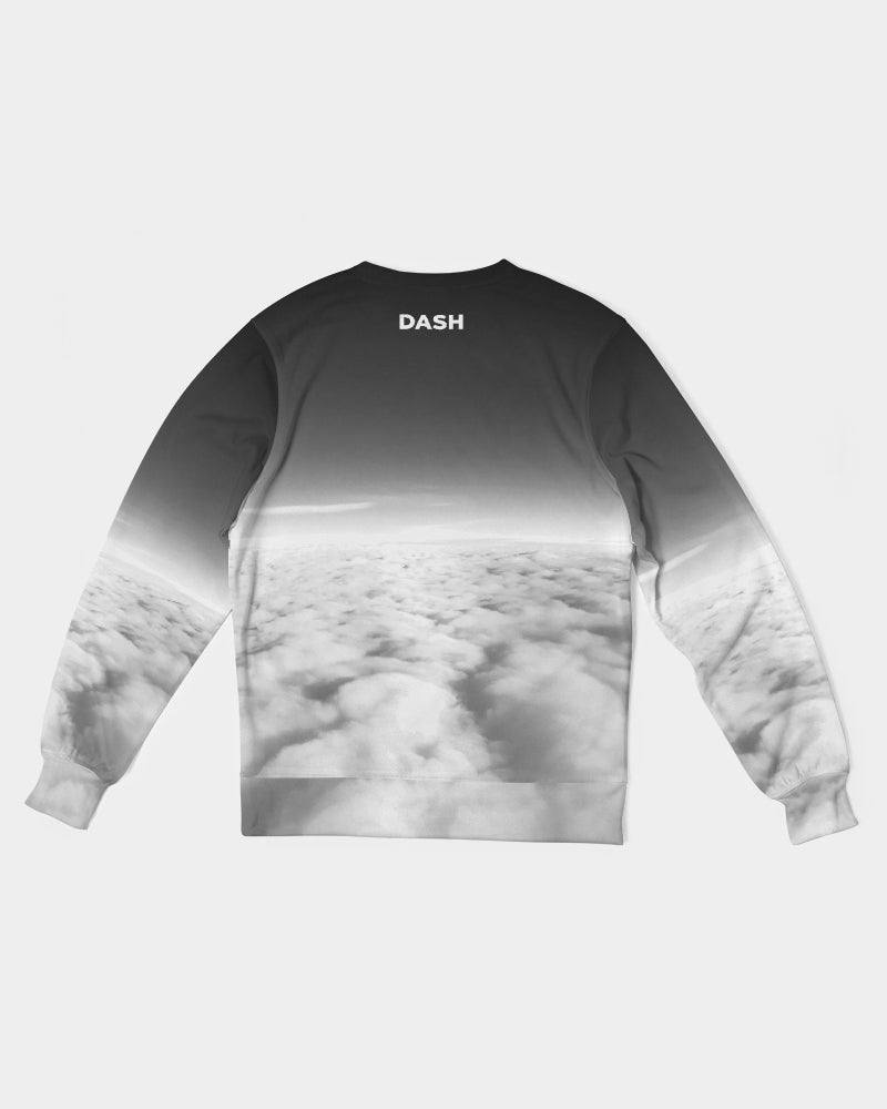 DASHICALLY Men's Classic French Terry Crewneck Pullover