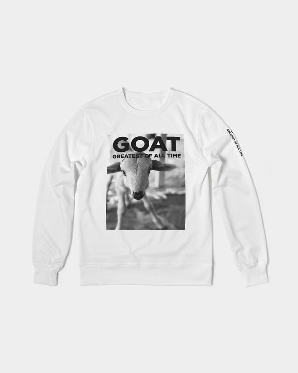 DASH G.O.A.T. ( Greatest Of All Time)  Men's Classic French Terry Crewneck Pullover