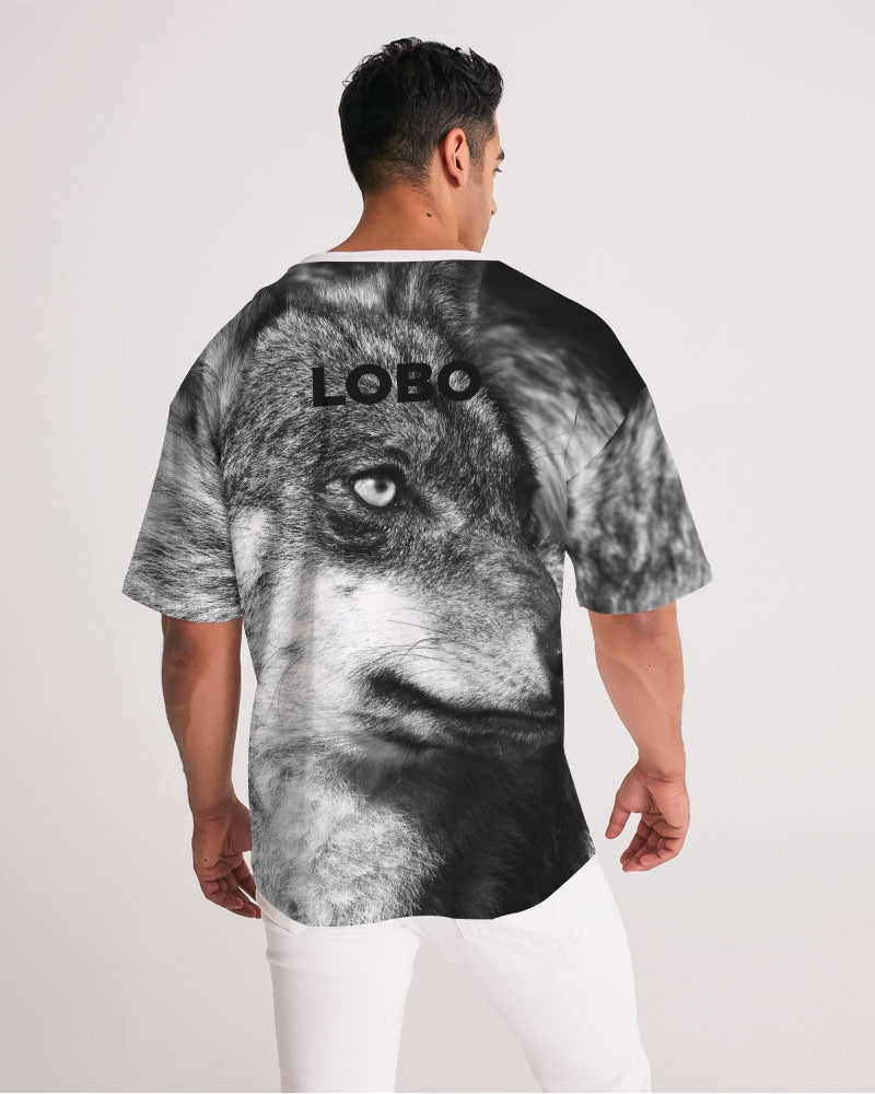 DASH LOBO LOVE Camiseta de peso pesado premium para hombre