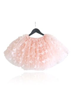 DOLLY by Le Petit Tom ® ALLOVER BUTTERFLIES TUTU SKIRT pink