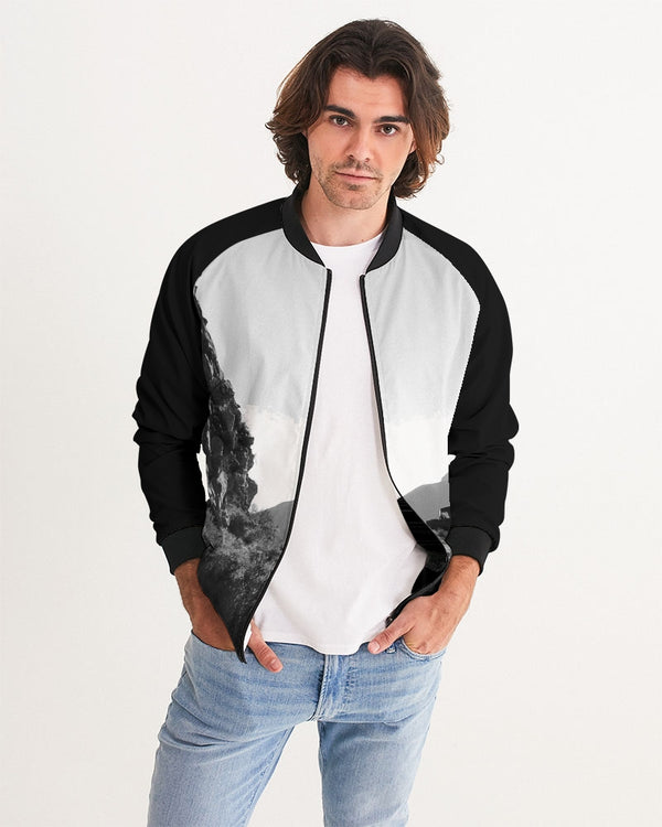DASHVENTURE black & white Men's Bomber Jacket