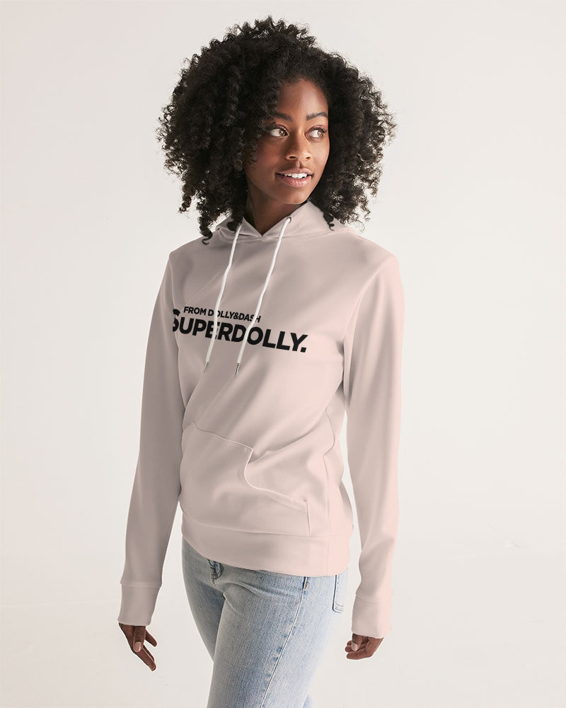 SUPERDOLLY. Sudadera con capucha de mujer rosa ballet