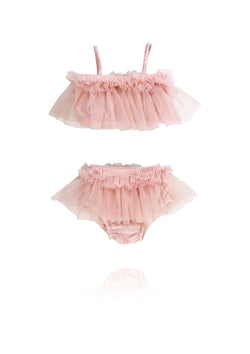 [ OUTLET!] DOLLY by Le Petit Tom ® BAILARINA DE PLAYA BIKINI/ ROPA INTERIOR rosa ballet