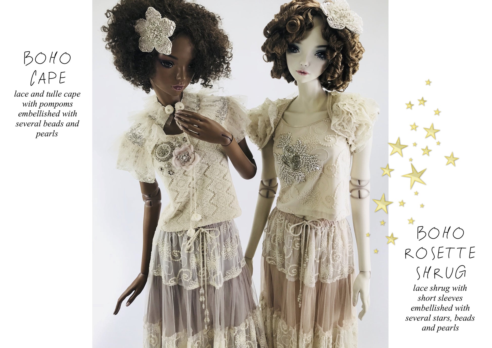 DOLLY by Le Petit Tom ® BOHO maxi skirt ballet pink - DOLLY by Le Petit Tom ®