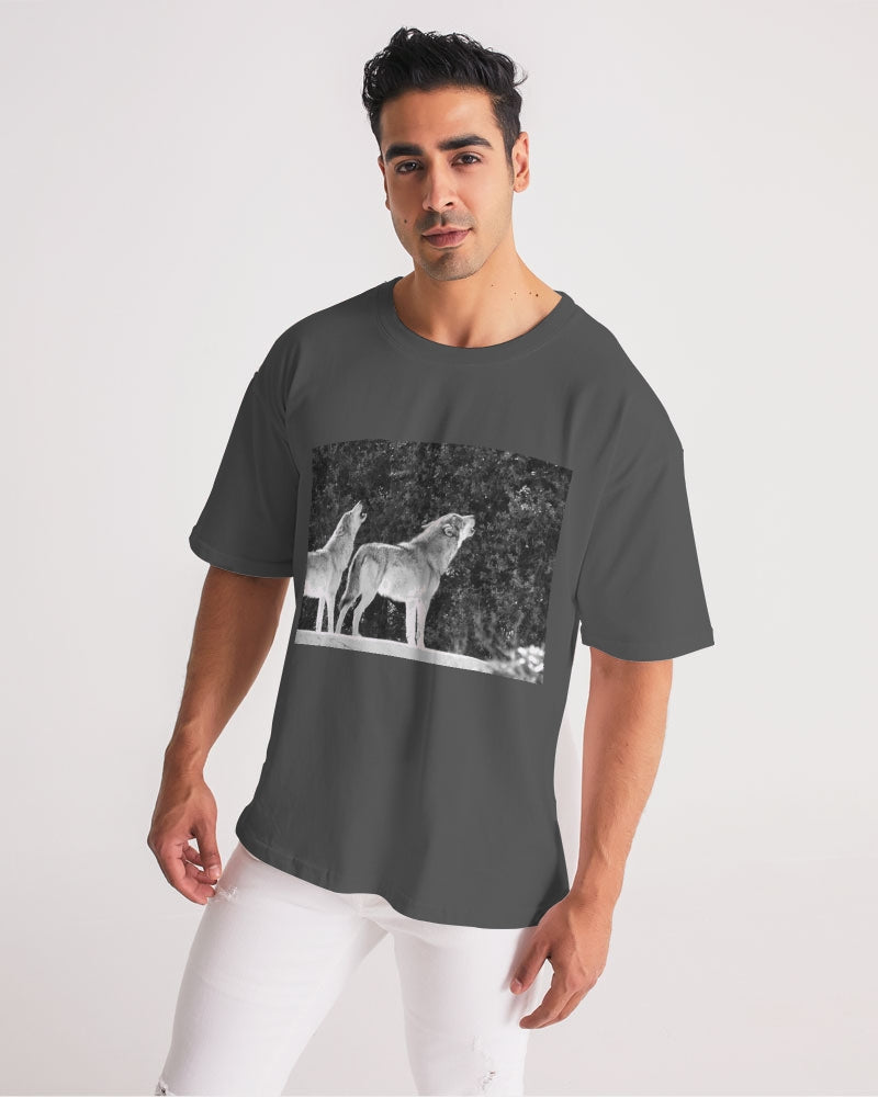 DASH HOWL Camiseta de peso pesado premium para hombre