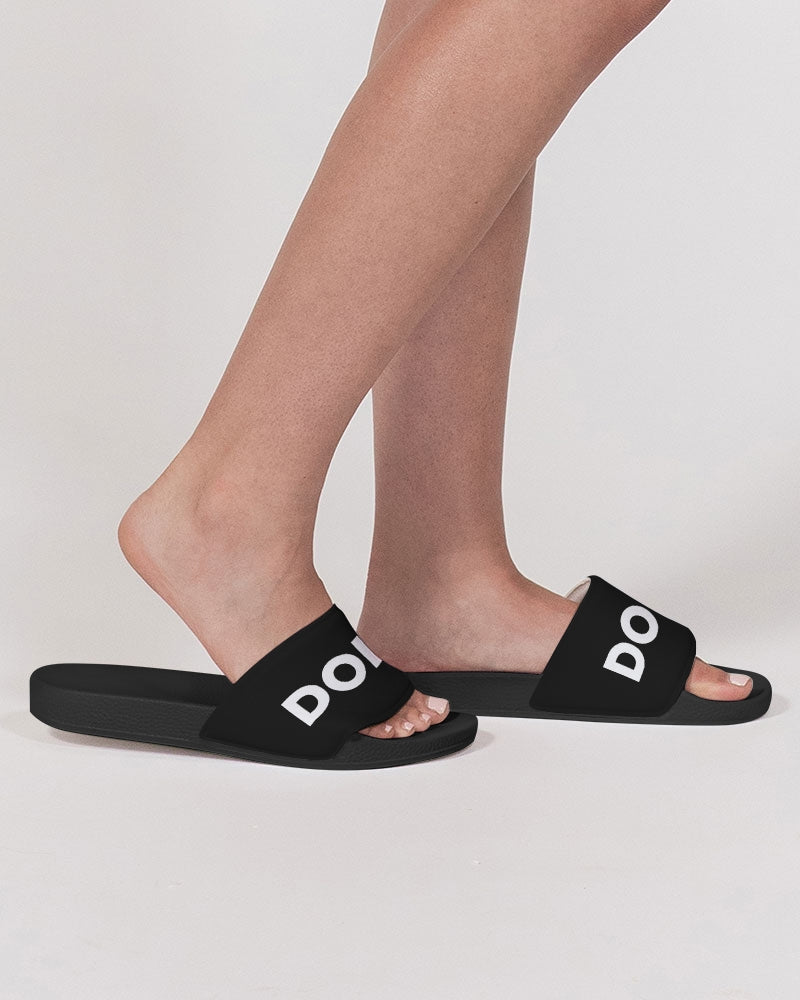 DOLLY LOGO SOLO BLACK Women's Slide Sandal