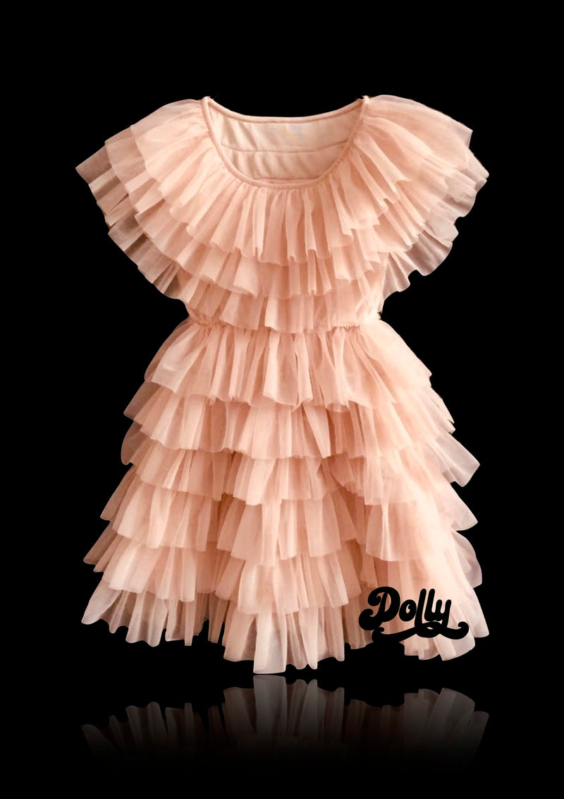 DOLLY DELICIOUS CAKE DRESS ballet pink