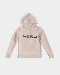 SUPERDOLLY. Sudadera con capucha de mujer rosa ballet