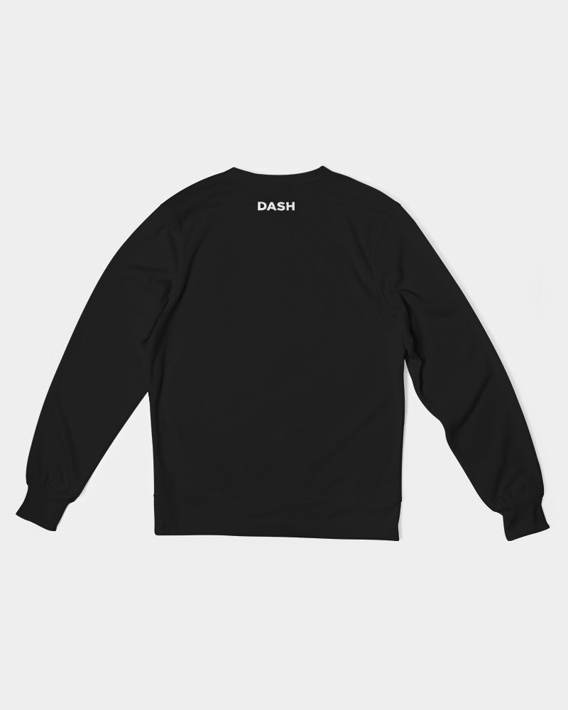 DASHECLIPSE WITH DASH Men's Classic French Terry Crewneck Pullover