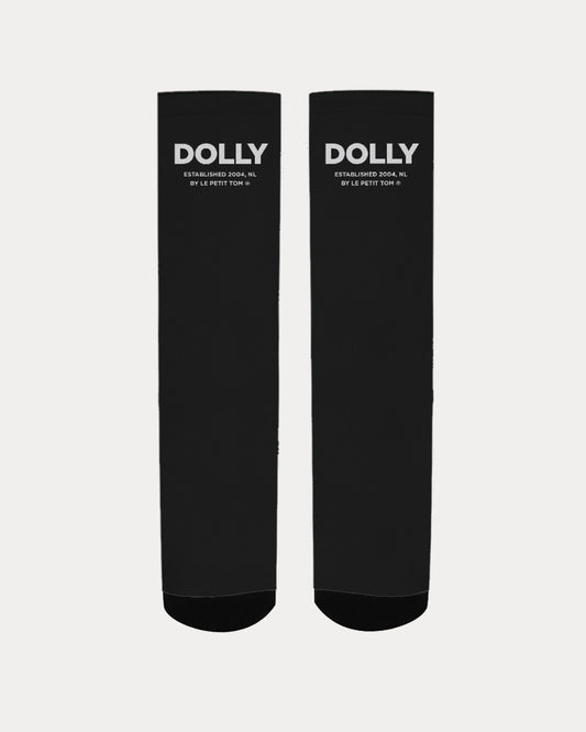 DOLLY BLACK LOGO ESTABLISHED 2004 Women's Socks