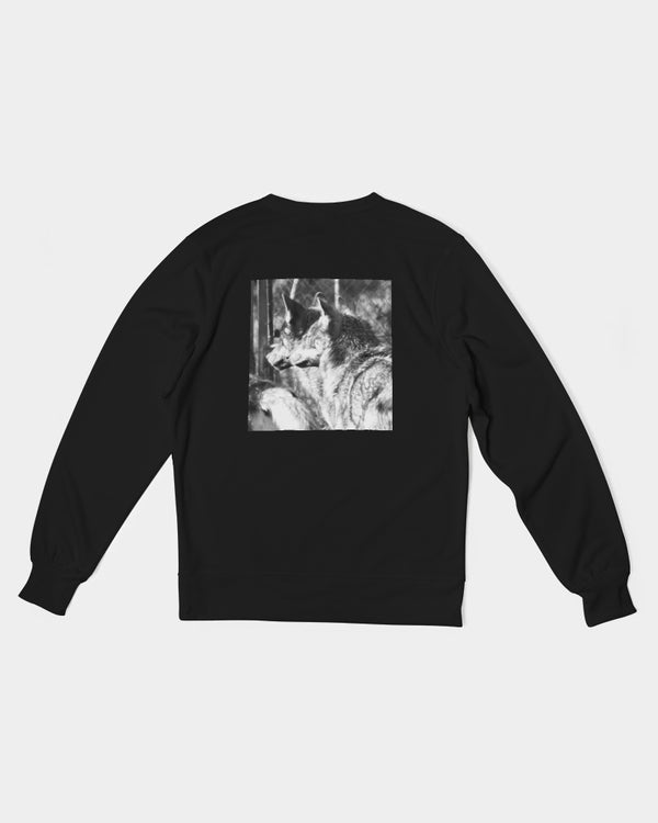 DASH BROS Men's Classic French Terry Crewneck Pullover