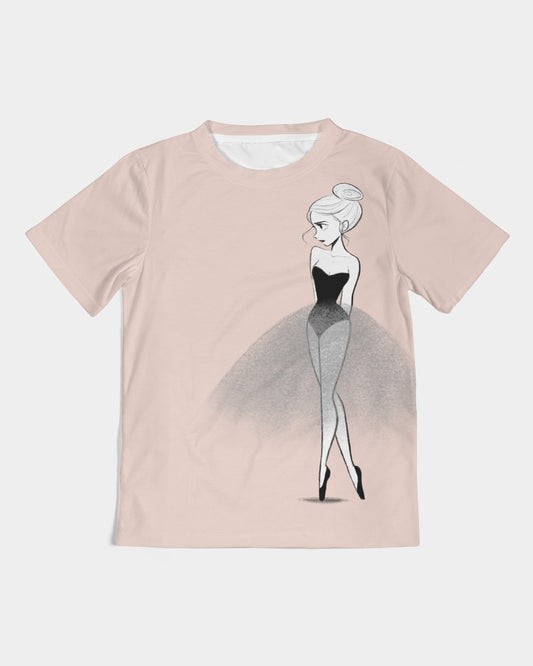 DOLLY DOODLING BALLERINA DOLLY PINK Kids Tee