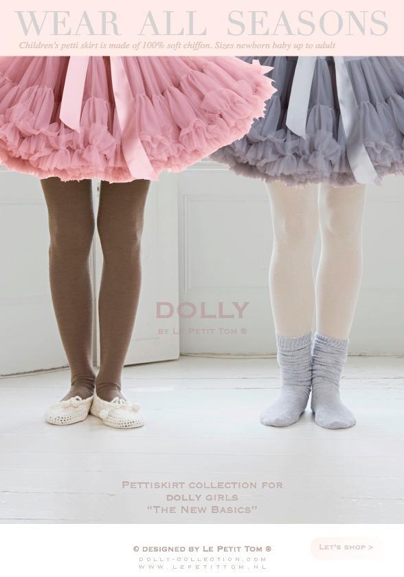DOLLY by Le Petit Tom ® CAT PRINCESS pettiskirt dusty pink - DOLLY by Le Petit Tom ®