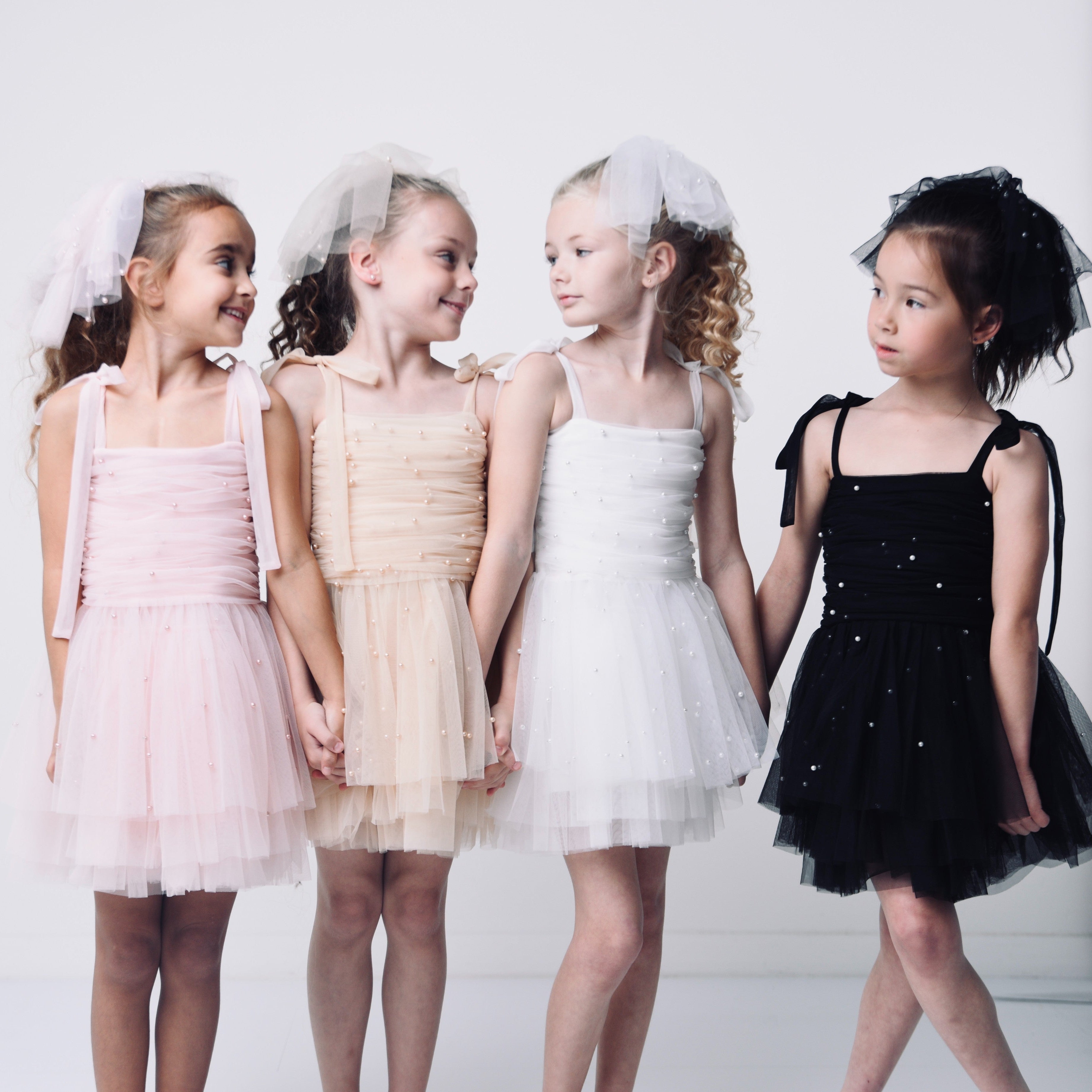 DOLLY® PEARL TULLE BALLERINA DRESS cream  ⚪