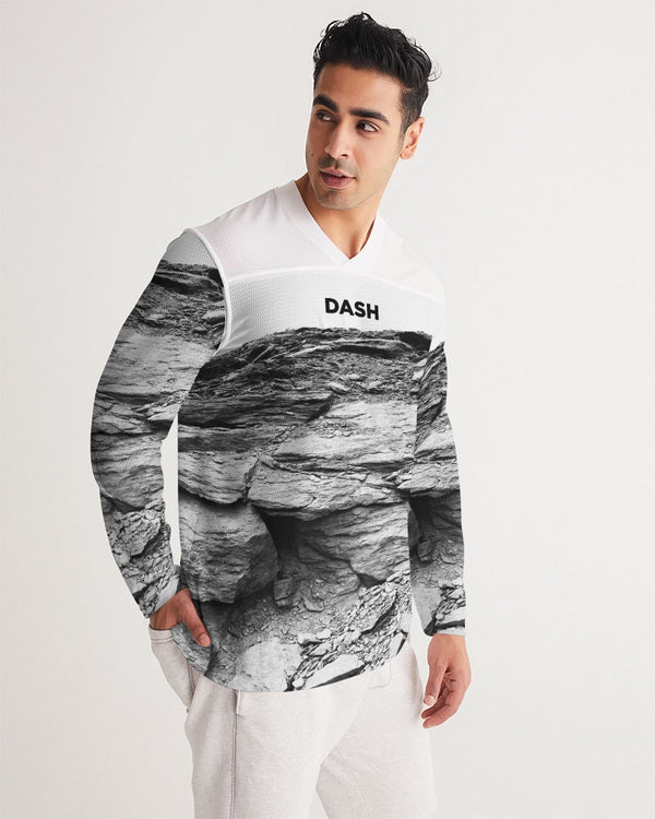 DASH ROCK Men's Long Sleeve Sports Jersey