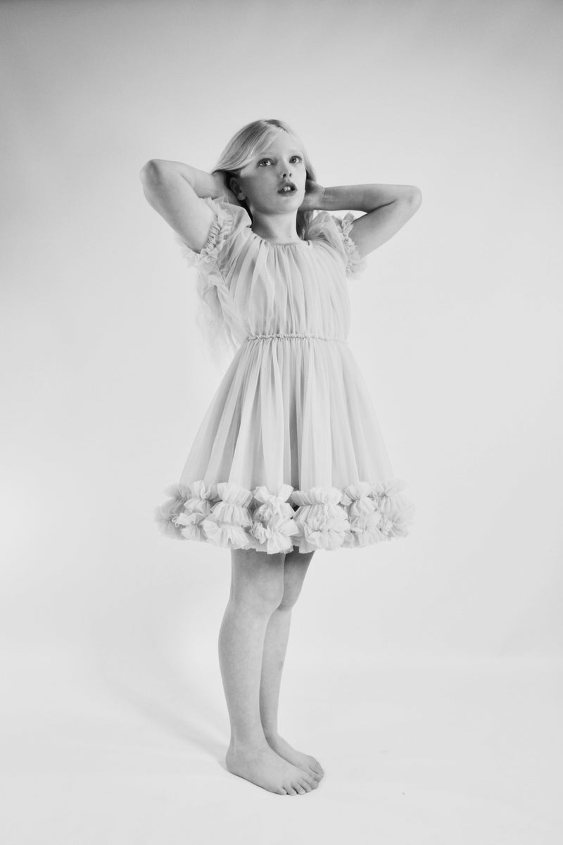 DOLLY by Le Petit Tom ® FRILLY DRESS off-white - DOLLY by Le Petit Tom ®