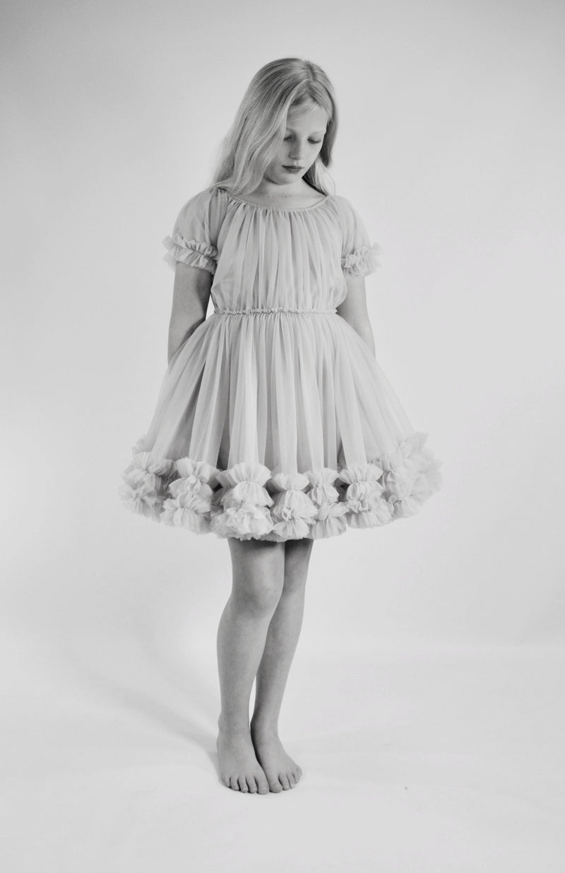 DOLLY by Le Petit Tom ® FRILLY DRESS mauve - DOLLY by Le Petit Tom ®