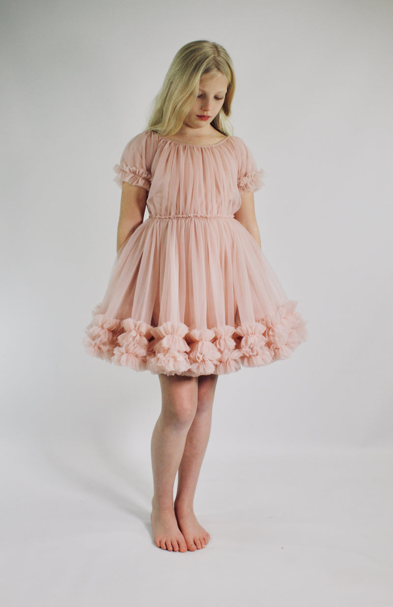 DOLLY by Le Petit Tom ® FRILLY DRESS ballet pink - DOLLY by Le Petit Tom ®