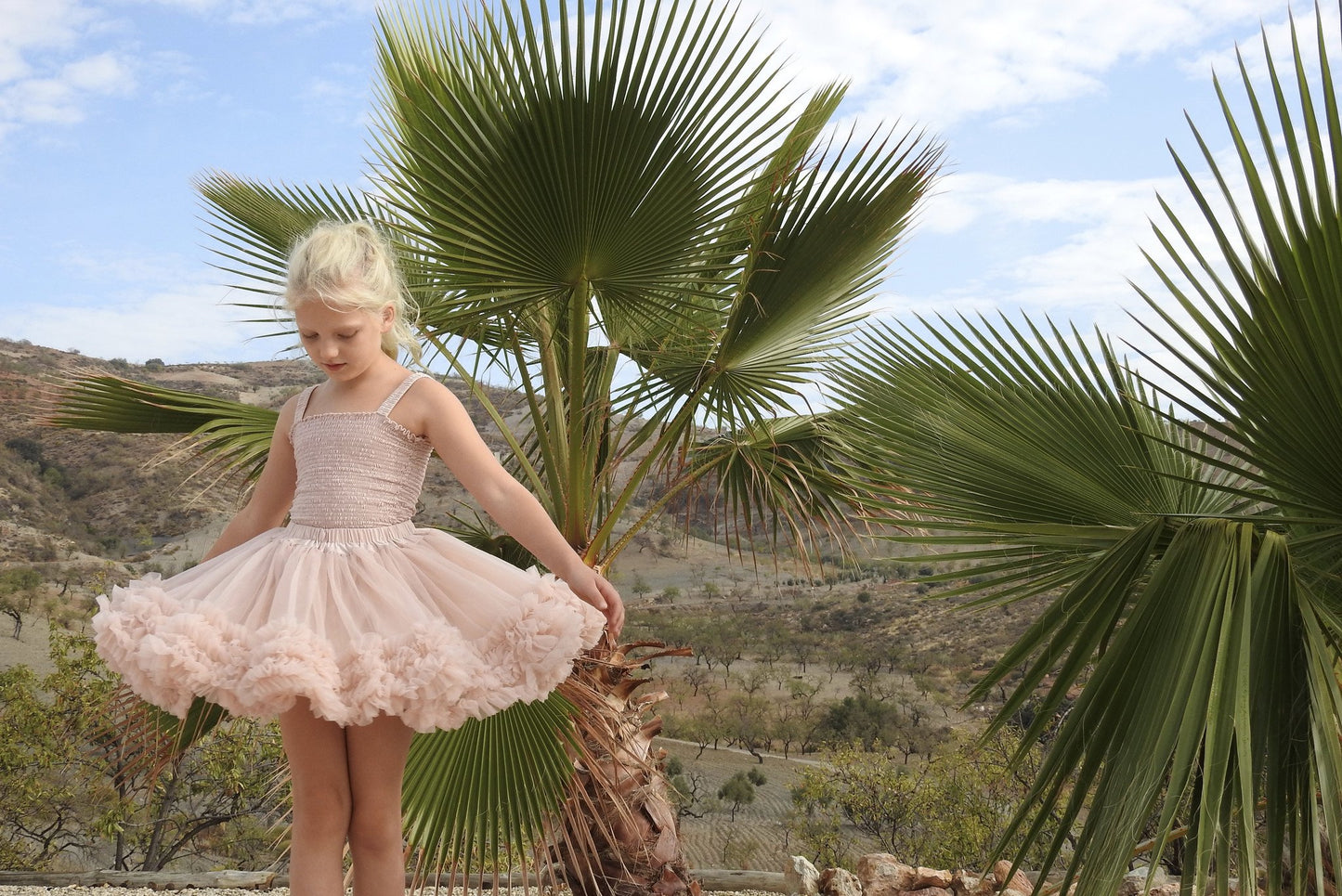 DOLLY by Le Petit Tom ® FRILLY SKIRT ballet pink - DOLLY by Le Petit Tom ®
