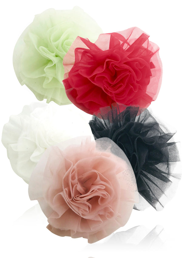 DOLLY by Le Petit Tom ® HAIR ROSETTE/BROACH muchos colores