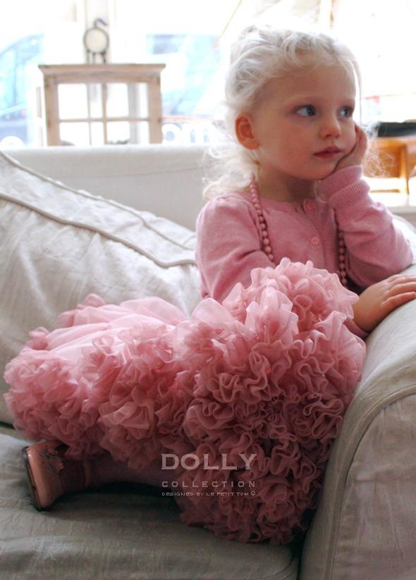 DOLLY by Le Petit Tom ® ISABELLA PINK pettiskirt rose & dusty pink - DOLLY by Le Petit Tom ®