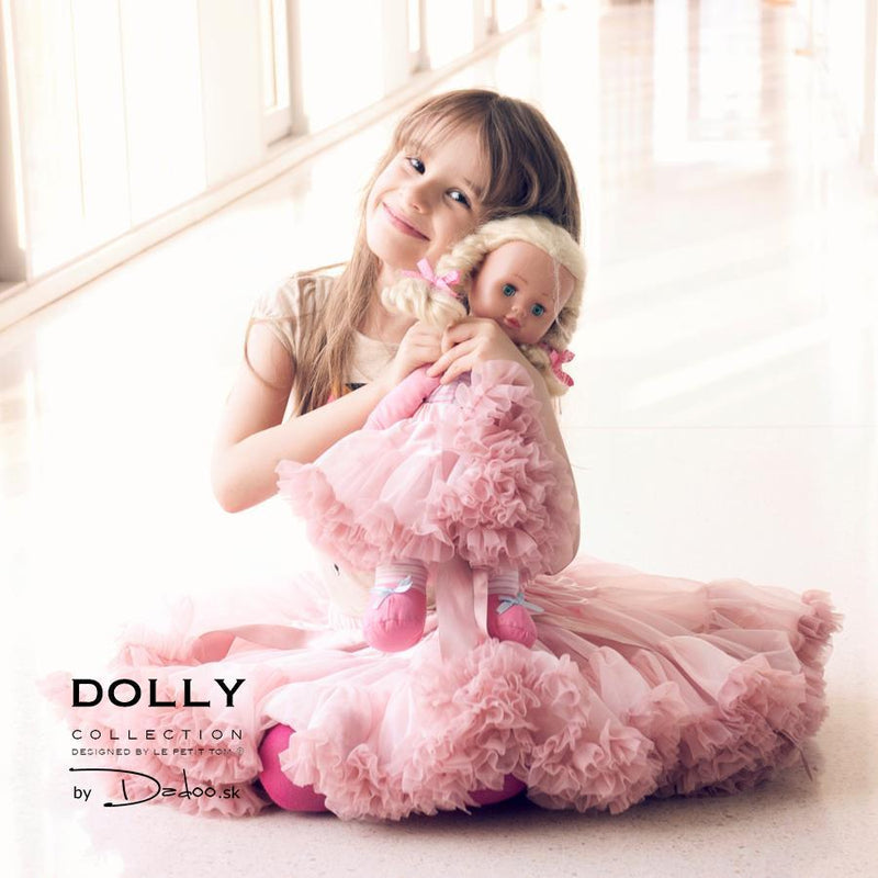DOLLY by Le Petit Tom ® ISABELLA PINK pettiskirt rose & dusty pink - DOLLY by Le Petit Tom ®