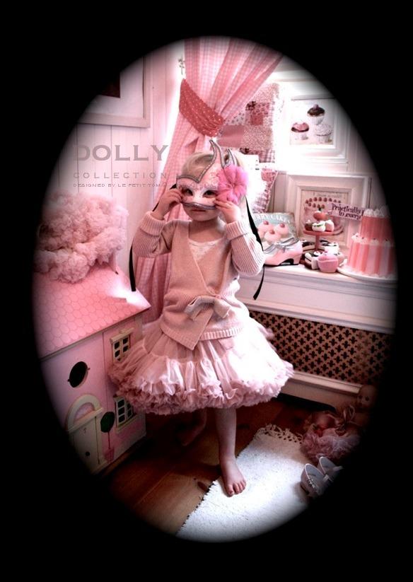 DOLLY by Le Petit Tom ® ISABELLA PINK pettiskirt rose & dusty pink - DOLLY by Le Petit Tom ®