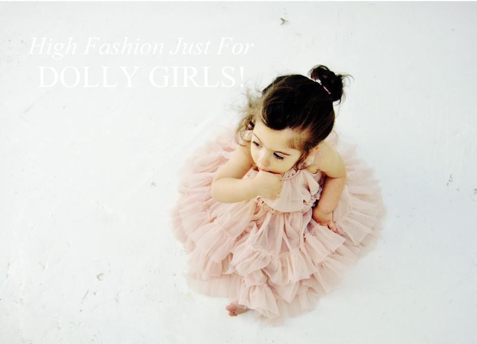 DOLLY by Le Petit Tom ® RUFFLED CHIFFON DANCE DRESS ballet pink - DOLLY by Le Petit Tom ®
