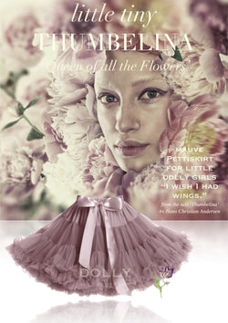 DOLLY by Le Petit Tom ® THUMBELINA pettiskirt mauve - DOLLY by Le Petit Tom ®