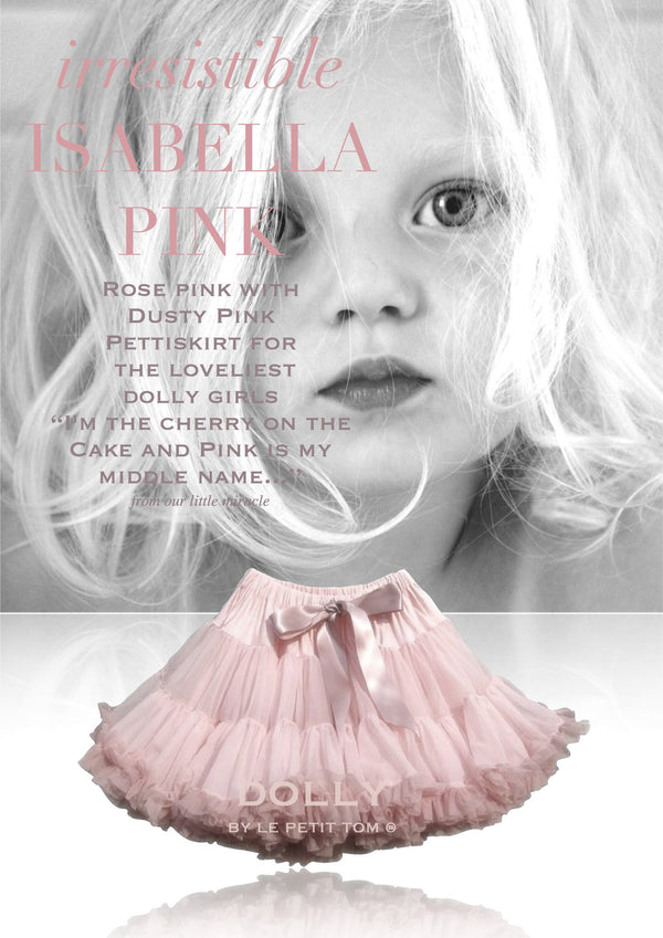 DOLLY by Le Petit Tom ® ISABELLA PINK pettiskirt rose & dusty pink - DOLLY by Le Petit Tom ®