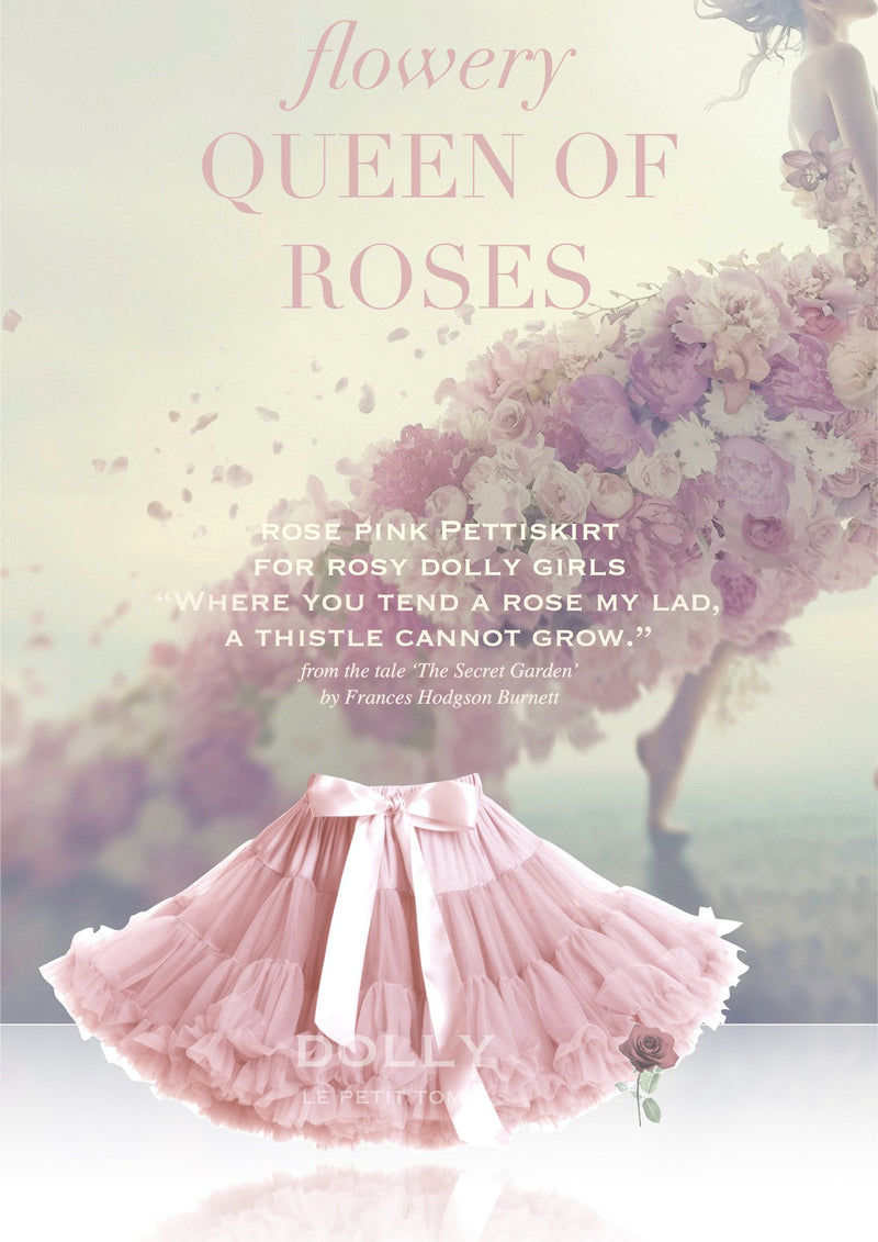 DOLLY by Le Petit Tom ® QUEEN OF ROSES pettiskirt rose pink - DOLLY by Le Petit Tom ®