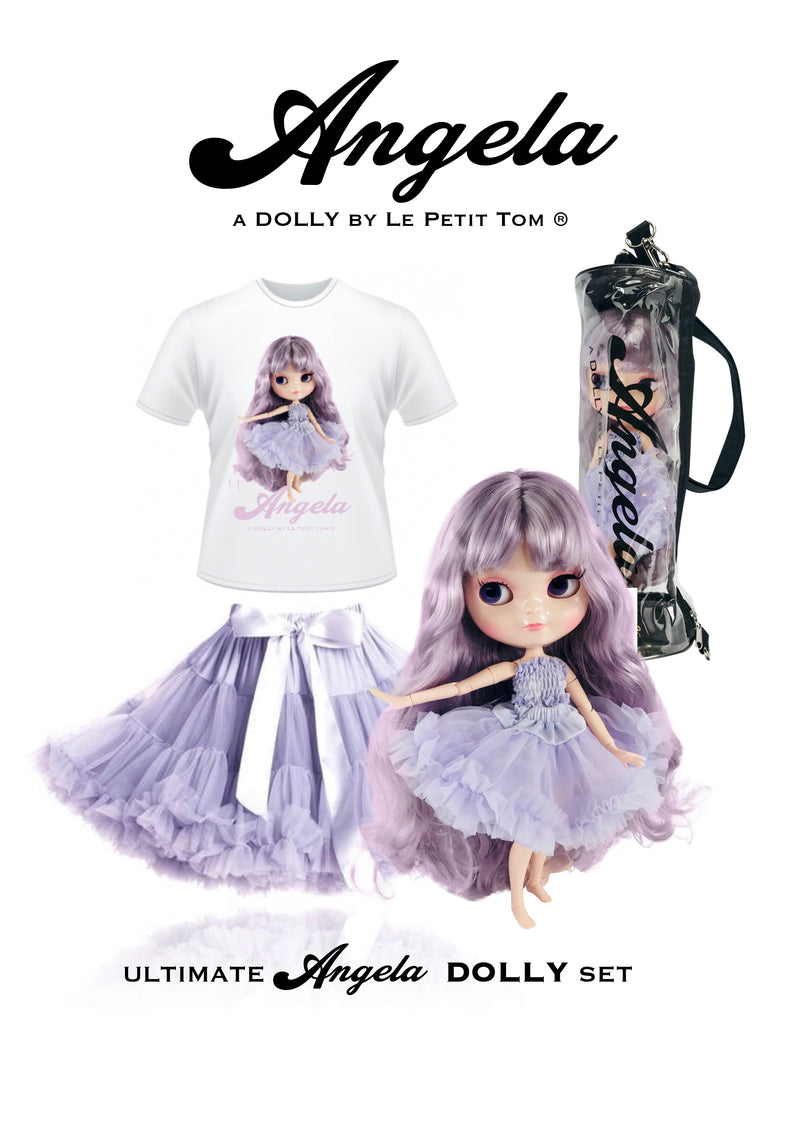 [ OUTLET] ANGELA DOLLY by Le Petit Tom ® T-shirt Angela doll lavender