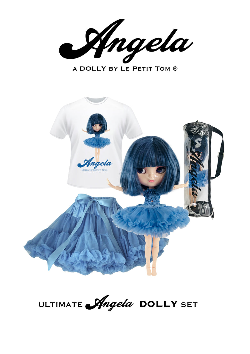 [ OUTLET] ANGELA DOLLY by Le Petit Tom ® T-shirt Angela doll marquis blue